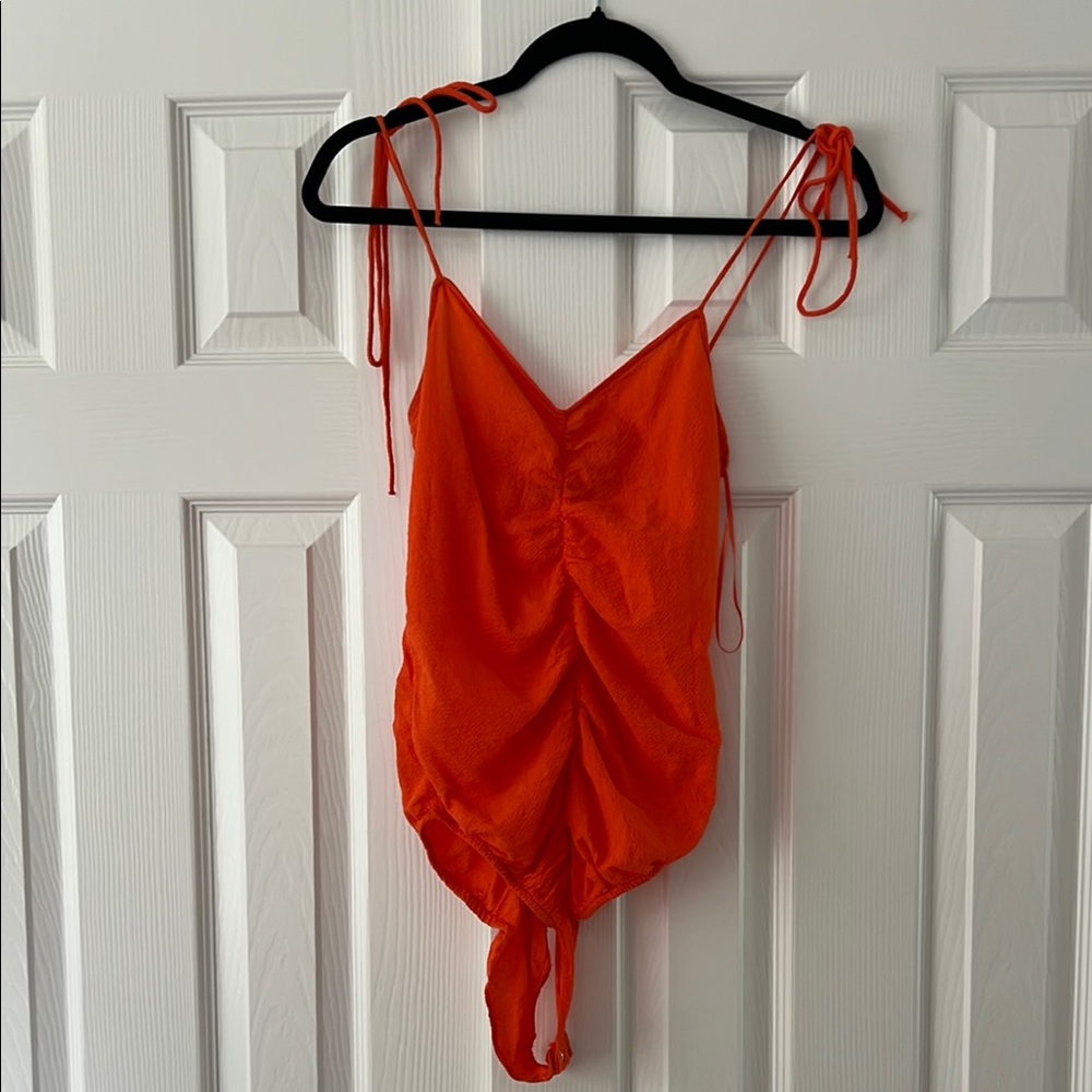 Zara Orange bodysuit